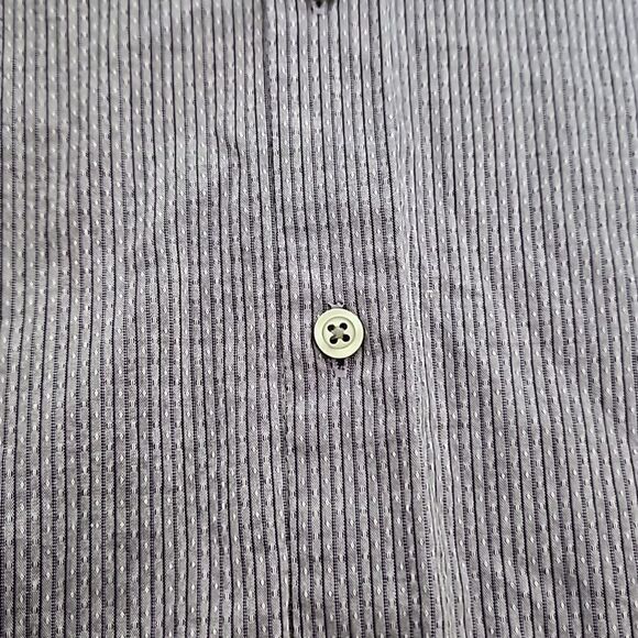 DKNY Men's Slim Fit Long Sleeves Button-Down Cotton Shirt Lavender 15- 32/33 - Picture 13 of 16